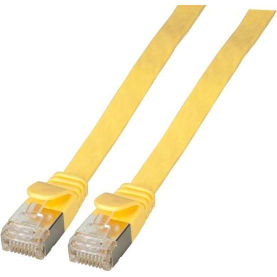EFB Elektronik Flachpatchkabel U/FTP, Cat., PVC (U/FTP, CAT6a, 0.50 m), Netzwerkkabel