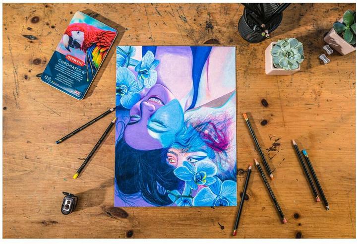 Immagine prodotto Derwent Matite colorate Chromaflow (12 x)