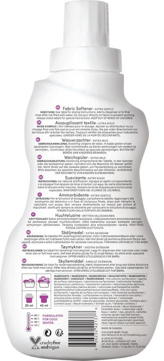 Produktbild Attitude Nature + (40 Waschgänge, Flüssigwaschmittel)