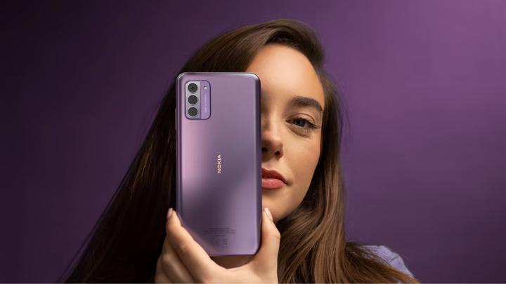 Actual product image Nokia G42 5G (128 GB, Purple, 6.56", Dual SIM, 5G)