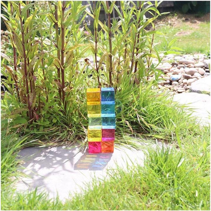 Produktbild TickiT 10 Farbige und Transparente Acryl-Würfel