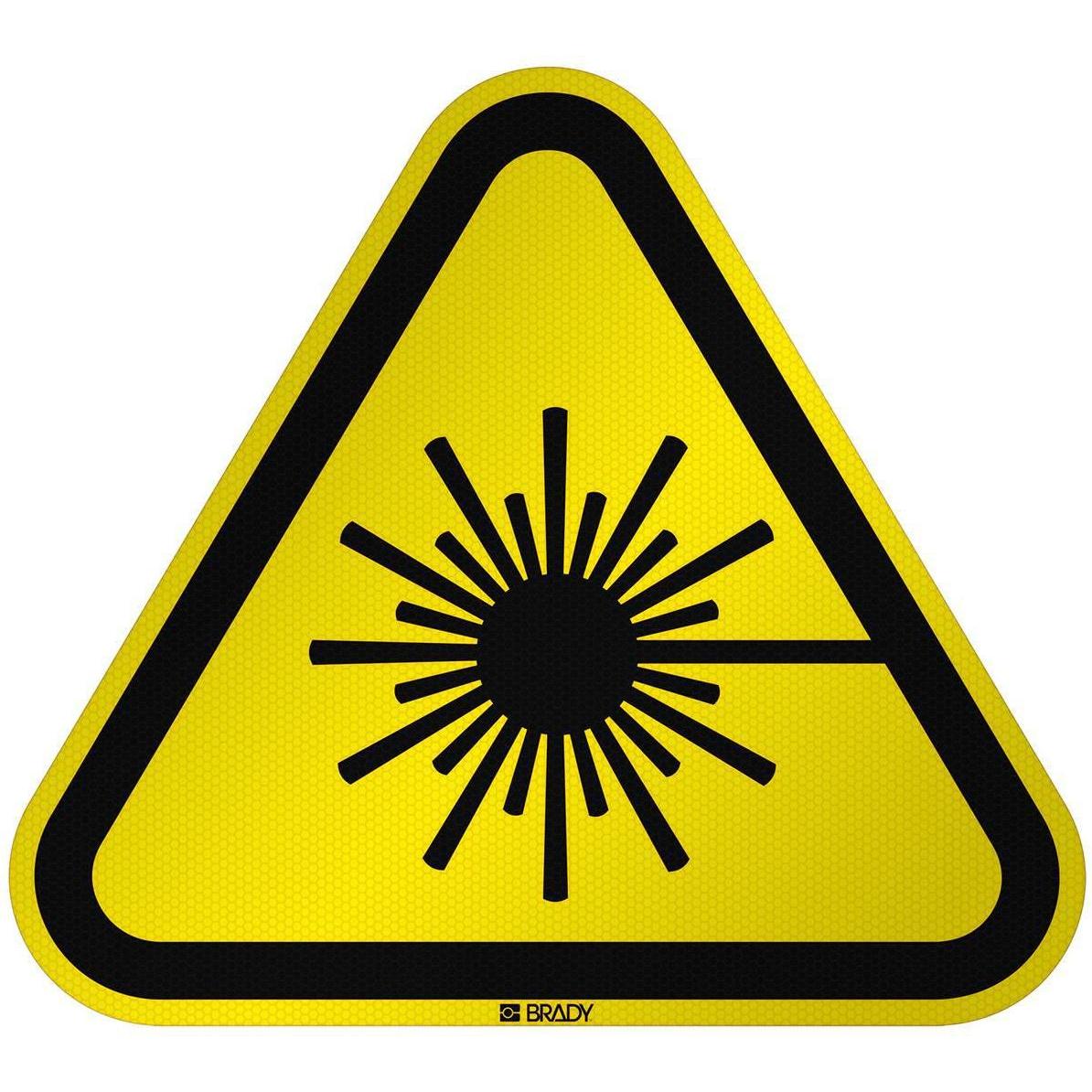 Brady, Etiketten, ISO Safety Sign Warning laser