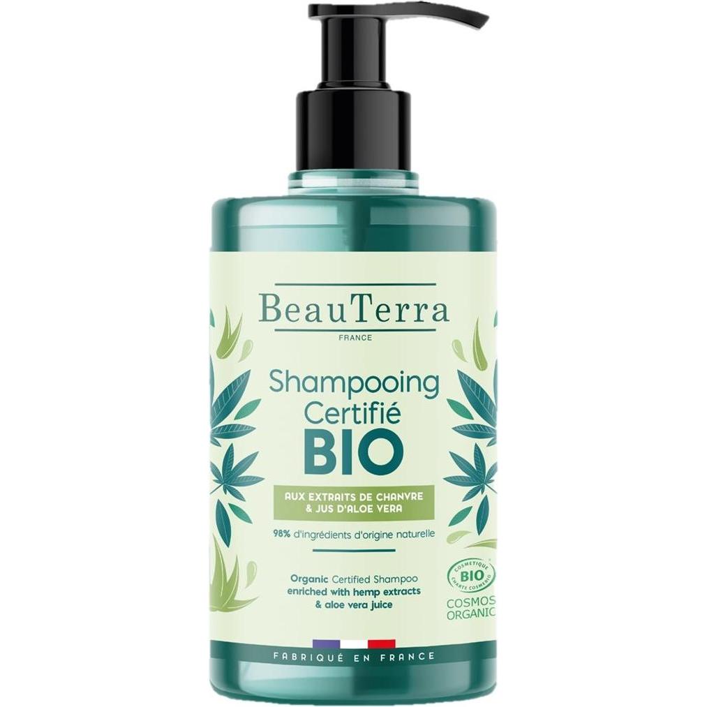 BeauTerra, Shampoo, Shampoo Hanf & Aloe Vera Bio Fl 750 ml (750 ml, Flüssiges Shampoo)