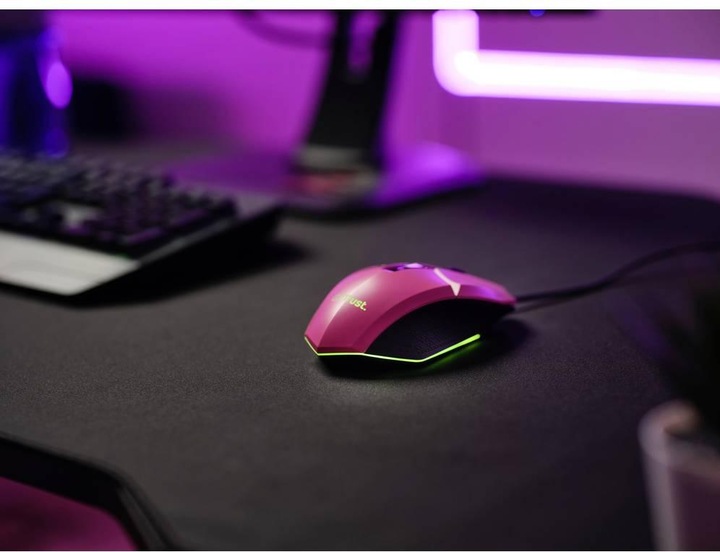 Produktbild Trust Gxt109p Felox Gaming Mouse Pink (Kabelgebunden)