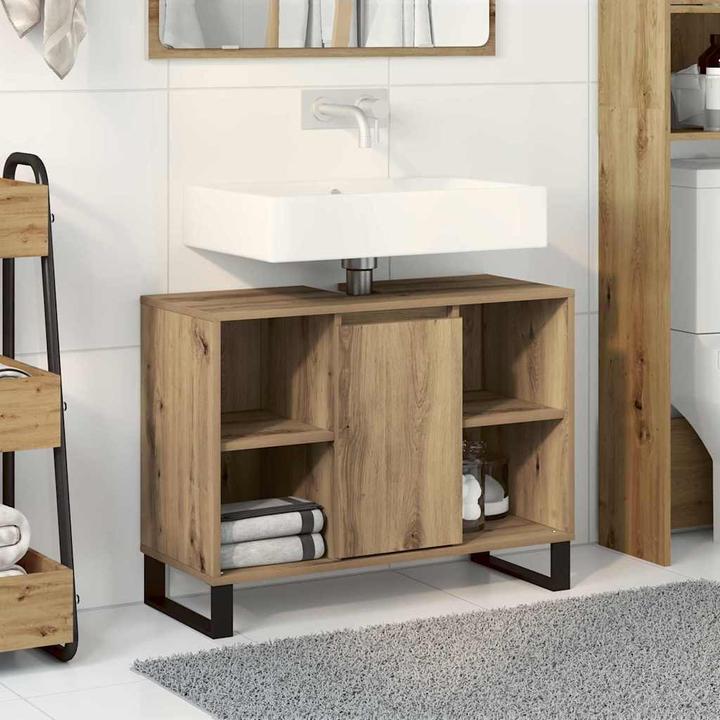Produktbild VidaXL Artisan Eichen Vanity (80 x 33 x 60 cm)