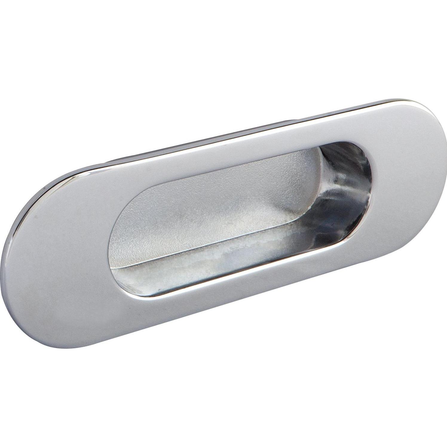 Thumbnail - Estamp, Möbelgriff, Muschelgriff Zalya Breite 110 mm, Einlassmass 68 x 25 mm, ZN verchromt poliert