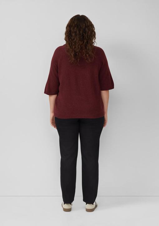 Produktbild s.Oliver Strickpullover Kurzarmpullover aus Alpakamix (46)