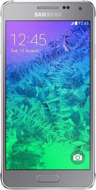 Actual product image Samsung Galaxy Alpha (32 GB, Chrome Silver, 4.70", 12 Mpx, 4G)