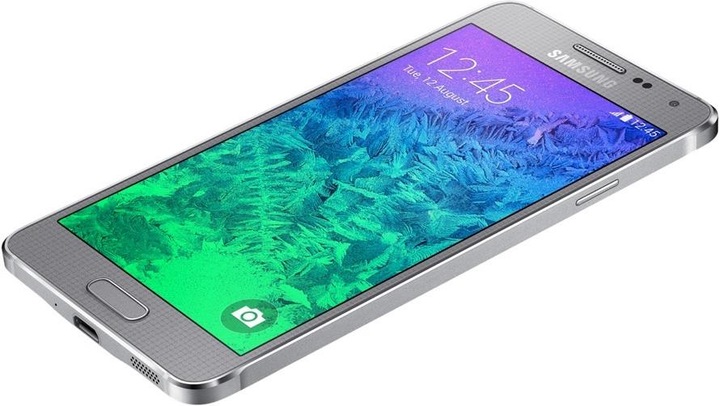 Actual product image Samsung Galaxy Alpha (32 GB, Chrome Silver, 4.70", 12 Mpx, 4G)