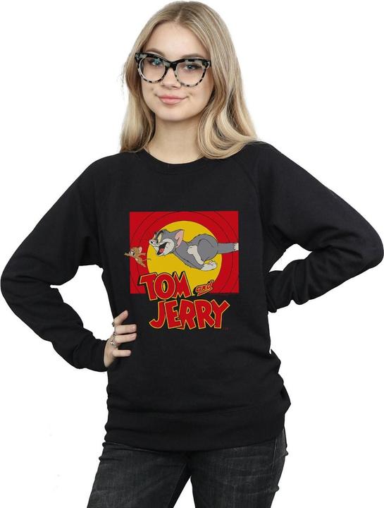 Actual product image Tom & Jerry Womens/Ladies Chase Scene Sweatshirt (M)