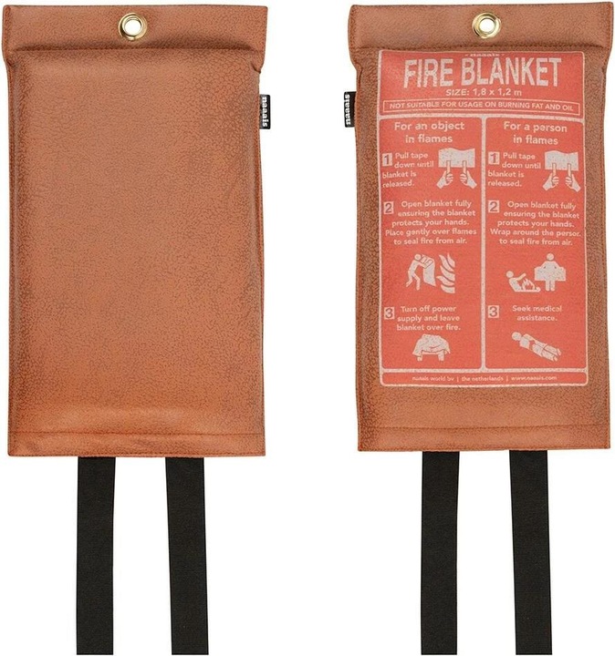 Immagine prodotto Naaais Coperta antincendio Cognac 120 cm x 180 cm