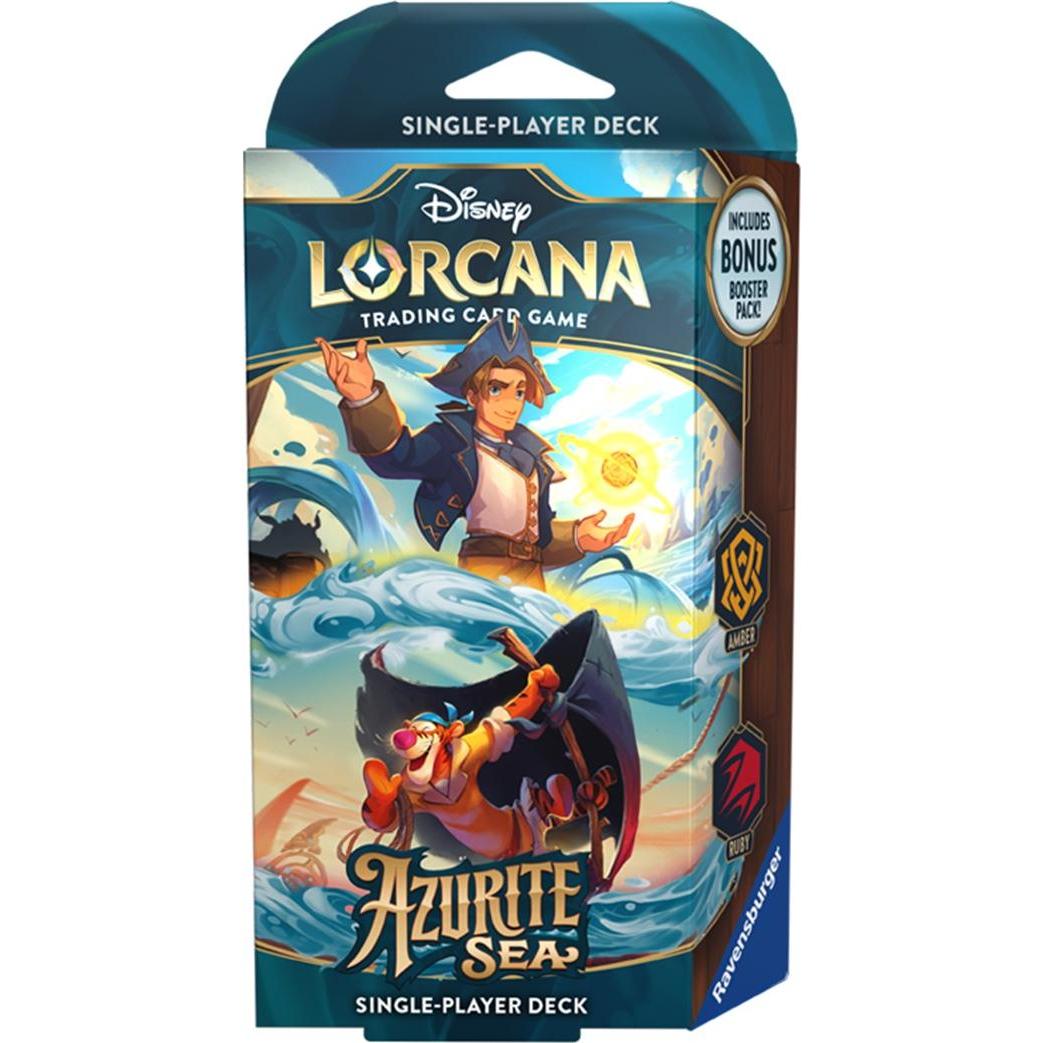 Disney Lorcana Trading Card Game: Azurite Sea - Amber and Ruby Deck (Englisch) (Englisch)