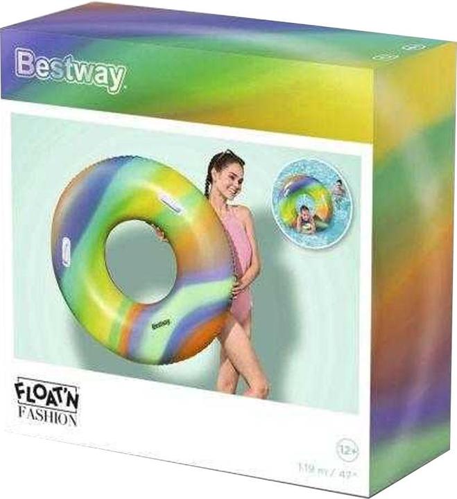 Actual product image Bestway Swimming ring Rainbow 1.19m
