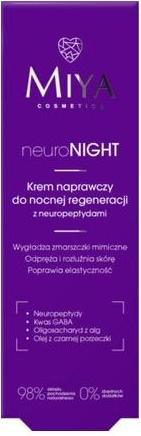 Actual product image Miya Cosmetics Neuronight Repair Cream for Night Regeneration with Neuropeptides