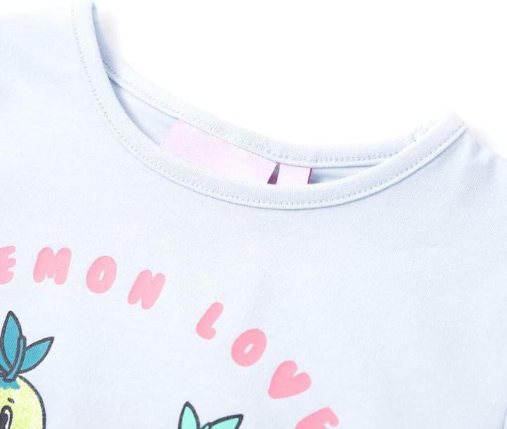 Immagine prodotto vidaXL T-shirt per bambini azzurro 92,Materiale: 95 % cotone. 5 (92)