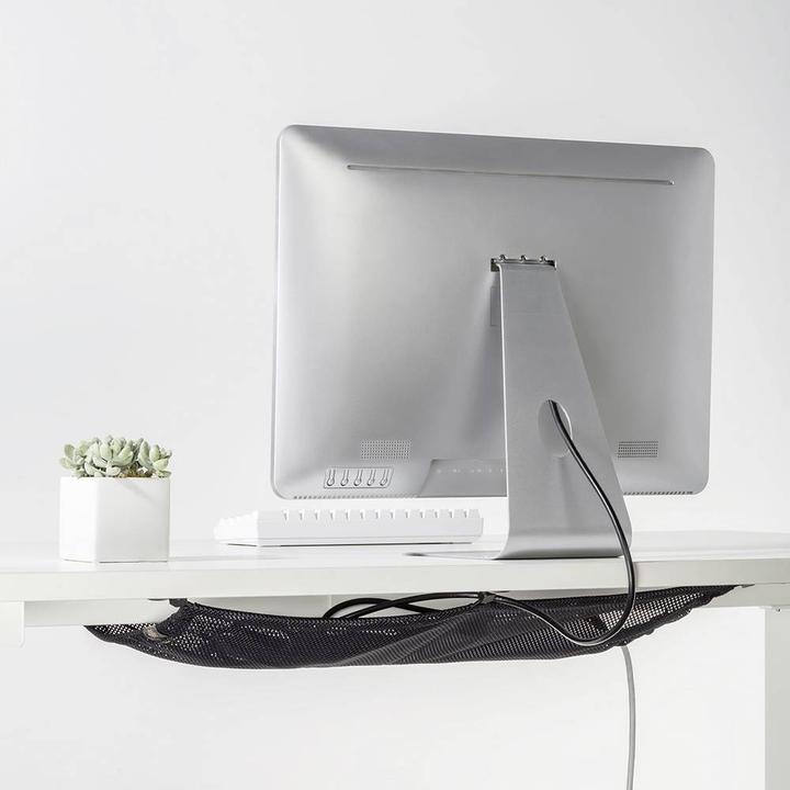 Image du produit myWall My Wall Gestion des câbles sous le bureau Noir (Tables)