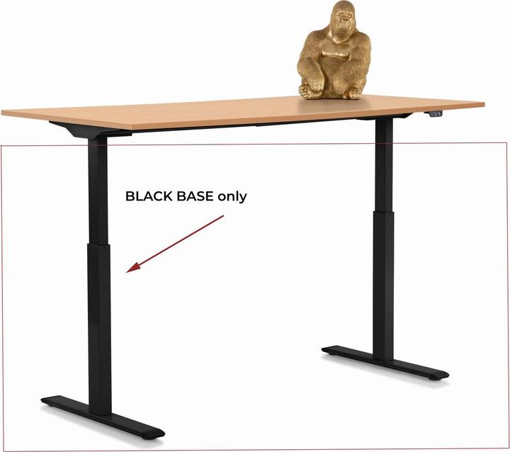 Kare Design Tischgestell Tavola Office smart schwarz (118 x 60 x 116 cm)