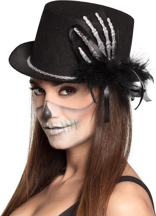 Image du produit Boland Chapeau Cylindre Avec Main de Squelette