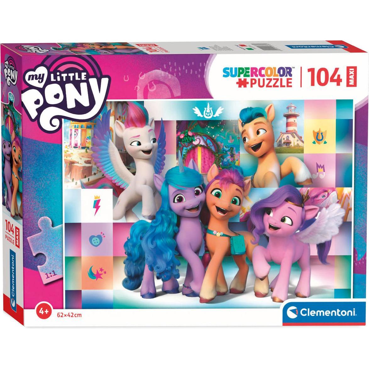 Clementoni Maxi My Little Pony Lachend (104 Teile)