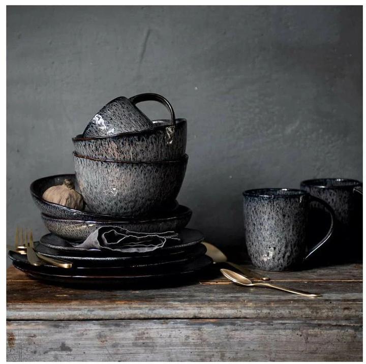 Actual product image Leonardo Plate Matera 27 cm anthracite (6 x, 27 cm)