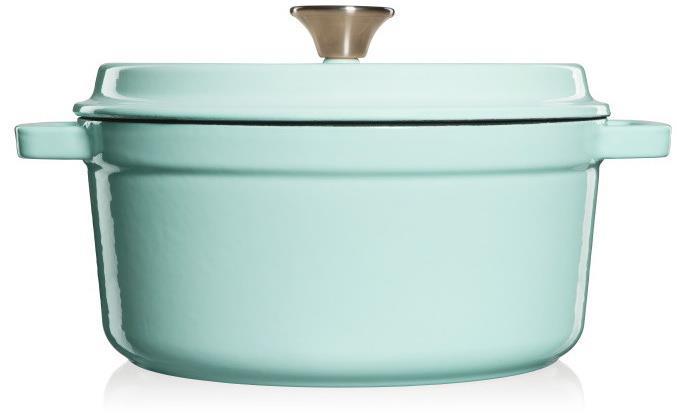 Actual product image Pot Casserole Type 3.5l Blue (Cast iron)