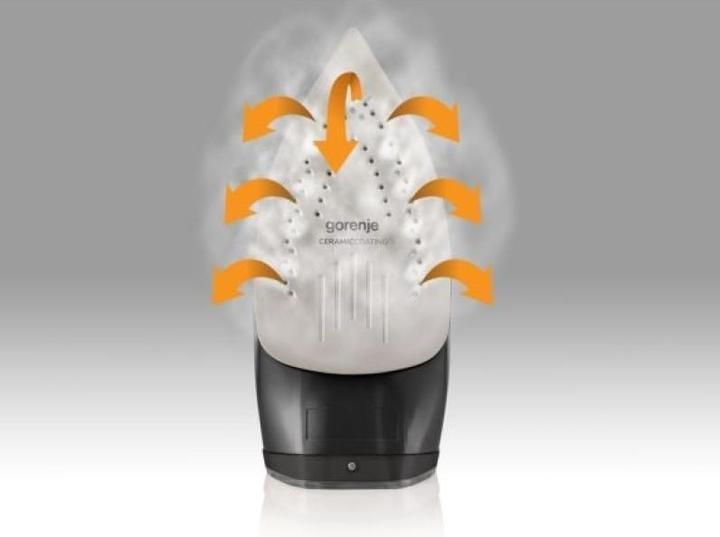 Produktbild Gorenje Dampfbügeleisen SIH3200BKS 3200 W Schwarz (3200 W, 250 g/min)