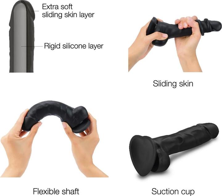 Actual product image Strap-on-me Realistic Sliding Dildo (M)