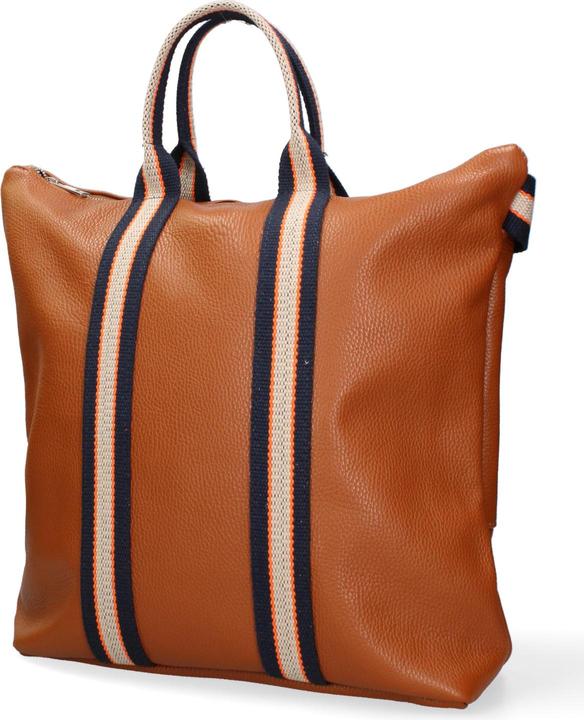 CUIR FONCÉ ET BLEU