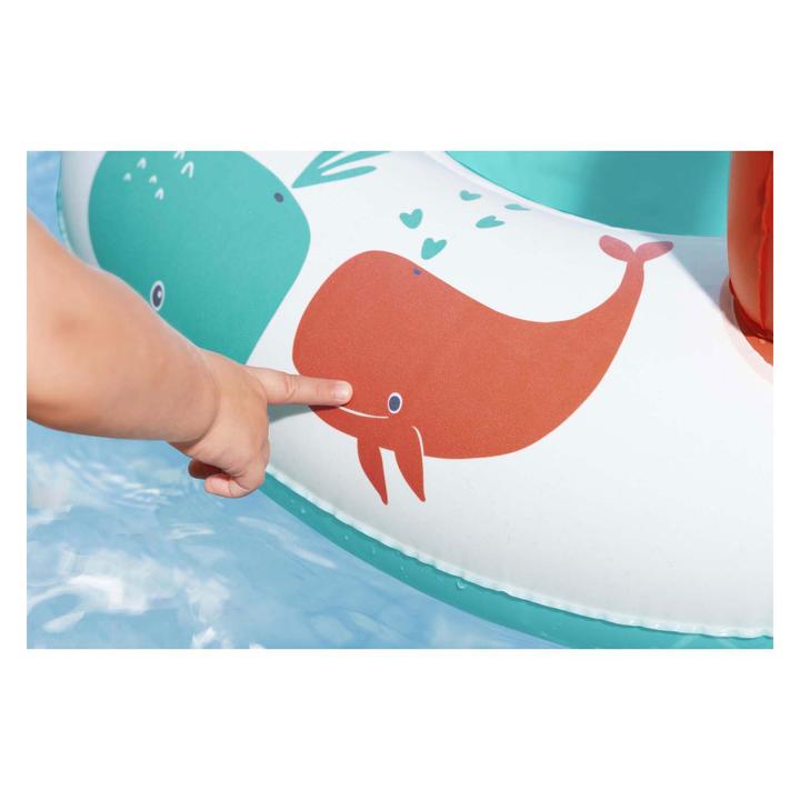 Actual product image Bestway Comfort Plush Shaded Inflatable Baby Boat Float