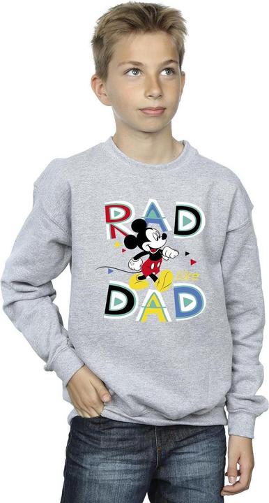 Actual product image Disney Boys Mickey Mouse Rad Dad Sweatshirt (140, 146)