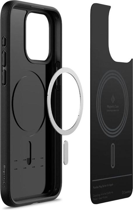 Actual product image Caseology Parallax MAG iPhone 15 Pro 6.1" Magsafe Czarny/Matte Black ACS06749 (Apple iPhone 15 Pro)
