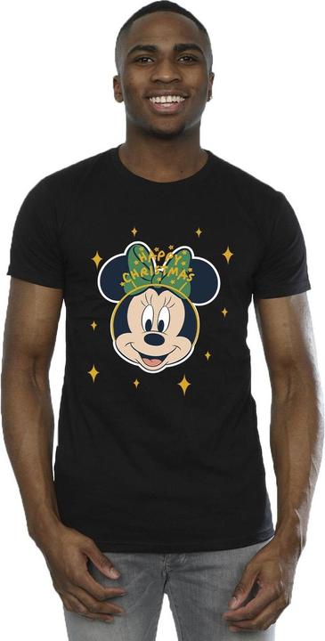 Immagine prodotto Disney Minnie Mouse Happy Christmas Maglietta Uomo (3XL)