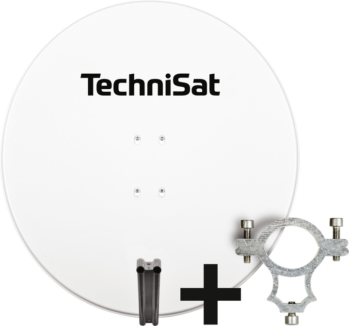 Immagine prodotto TechniSat TECH-Satman850Plus-AZ/EL-Clamp-polar-bianco (Antenna, 38.20 dB, DVB-S / -S2)