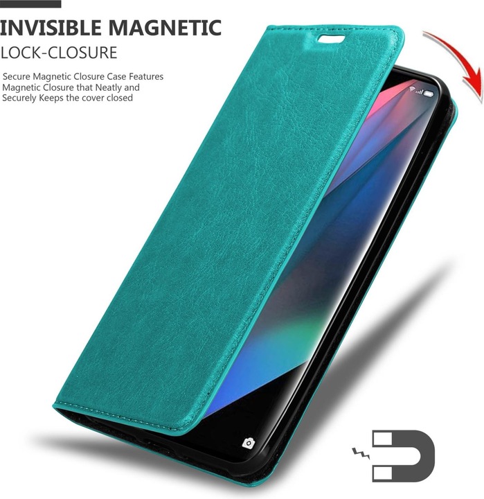Produktbild Cadorabo Book Invis. Magnet Hülle (Oppo Find X3 Pro)