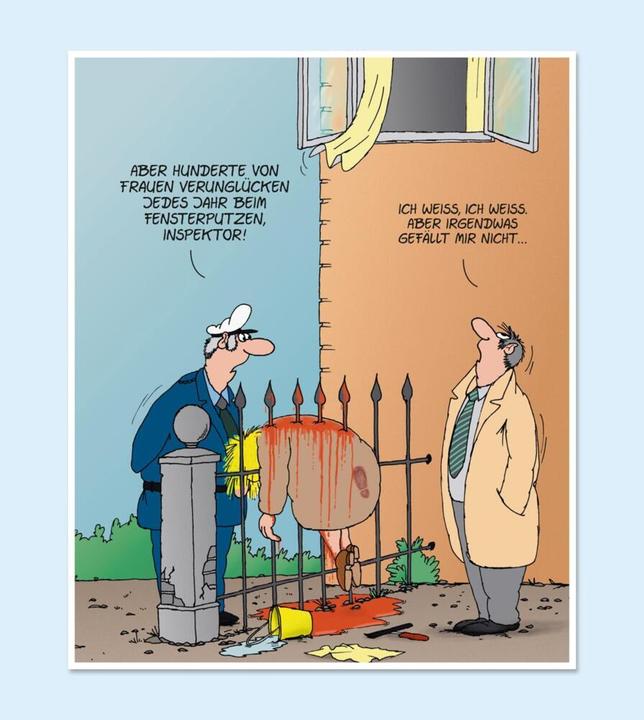 Actual product image Uli Stein Cartoon-Geschenke: Aufmachen, Polizei! (German, Uli Stone, 2022)