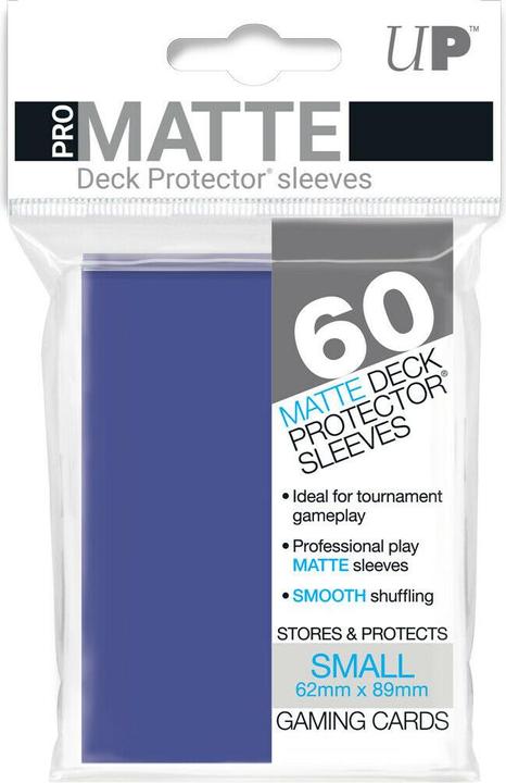 Actual product image Ultra Pro Blue PRO Matte Deck Protector Small