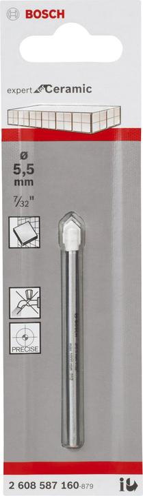 Immagine prodotto Bosch Professional Zubehör Fliesenbohrer CYL-9 Ceramic (5,5 mm)