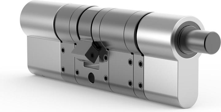 Actual product image Tedee modular cylinder silver inside: 30-61mm / outside: 37-68mm, length adjustable (Profile cylinder)