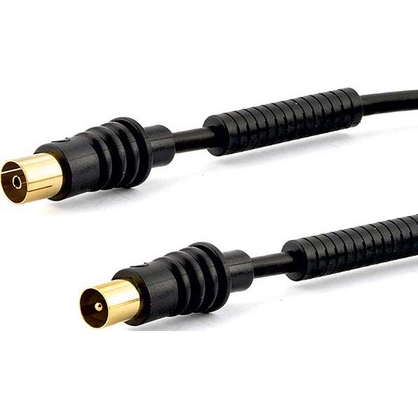E+P Antennenkabel AB 302 GL 2,5m schwarz (95 dB, Antennenkabel), Antennenkabel