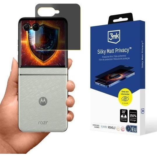 3MK ochranná folie Silky Matt Privacy pro Motorola Razr 60 (Motorola Razr i), Pellicola protettiva smartphone
