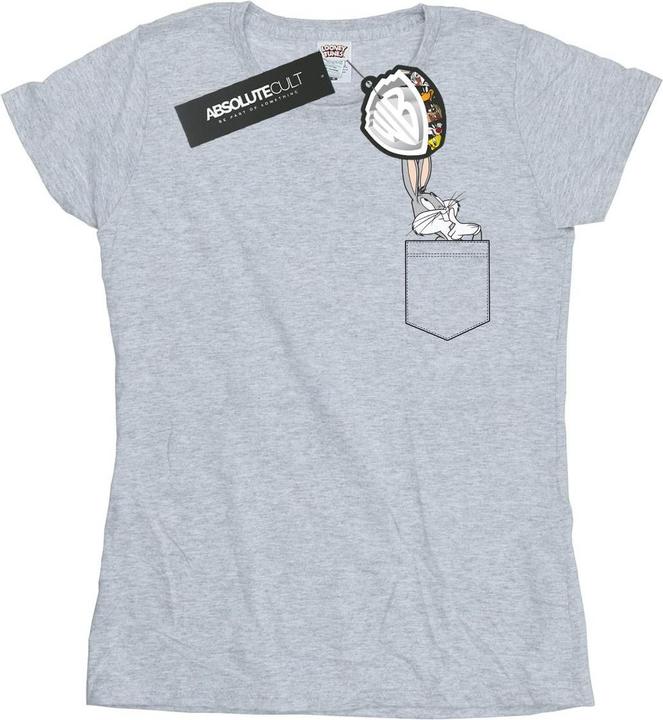 Looney Tunes Bugs Bunny Faux Pocket TShirt (M)