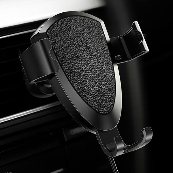 Produktbild Usams Gravity Inductive Holder for Ventilation Grille black CD45ZJ01 (US-CD45)