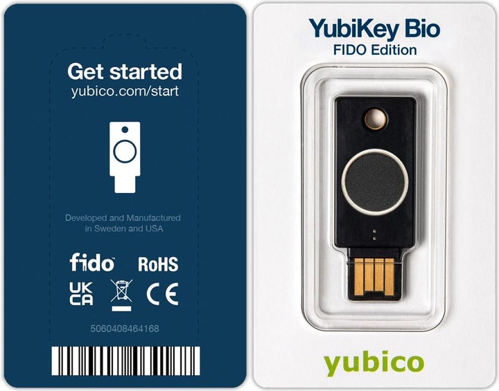 Image du produit Yubico YubiKey Bio-FIDO Edition