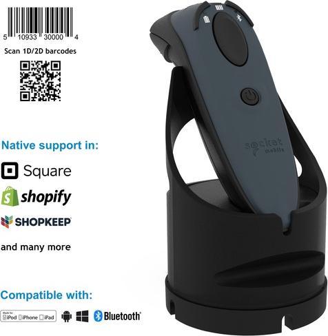 Produktbild Socket DuraScan D760, Tragbares Barcodelesegerät, 1D/2D, LED, Codabar,Code 11,Code 128,Code 3 (1D-Barcodes, 2D-Barcodes)