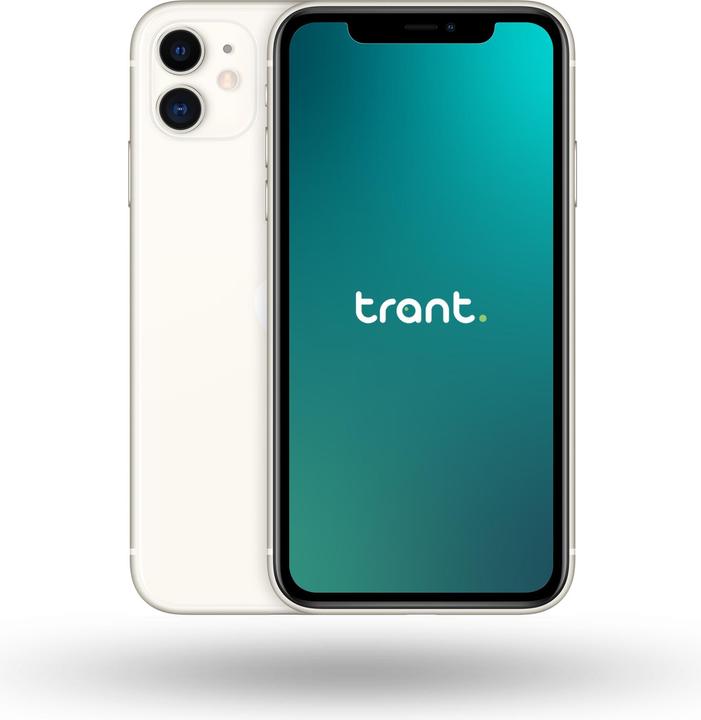 Trant.ch iPhone 11 (128 GB, White, 12 Mpx, SIM + eSIM, A / Wie neu)