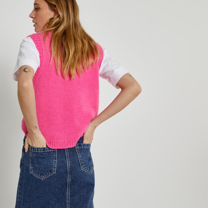 Produktbild La Redoute Collections Pullunder mit rundem Ausschnitt (XL)