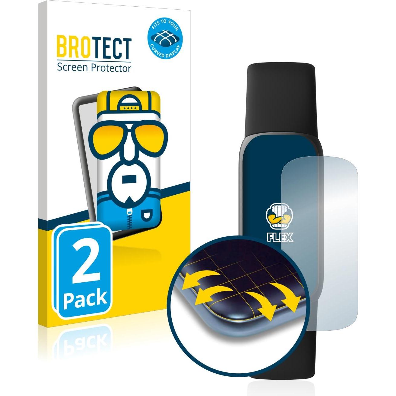 BROTECT Full-Cover Displayschutz, Smartwatch Schutzfolie, Transparent