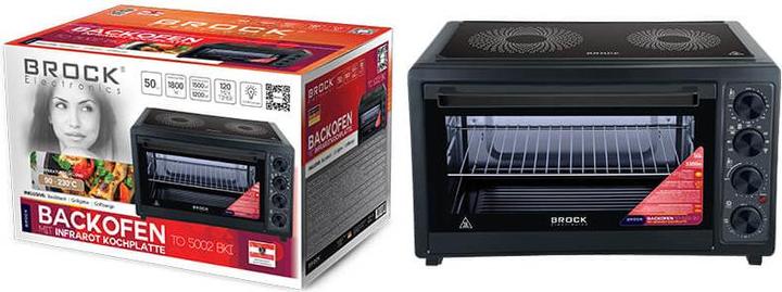 Image du produit Brock Electronics Four électrique Brock 50 l, 1800W