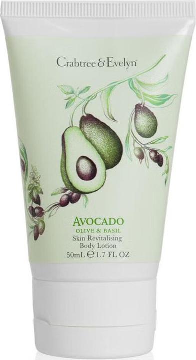 Susanne Kaufmann Crabtree & Evelyn Avocado Olive Basil Revitalisierende Körperlotion 50 Ml (Körperlotion, 50 ml)