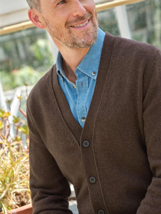 Produktbild Woolovers Strickjacke VAusschnitt Schafwolle (M)